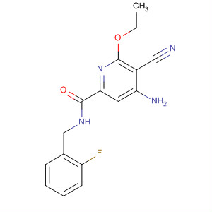904310-33-4  2-Pyridinecarboxamide,4-amino-5-cyano-6-ethoxy-N-[(2-fluorophenyl)methyl]-