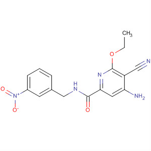 904310-53-8  2-Pyridinecarboxamide,4-amino-5-cyano-6-ethoxy-N-[(3-nitrophenyl)methyl]-
