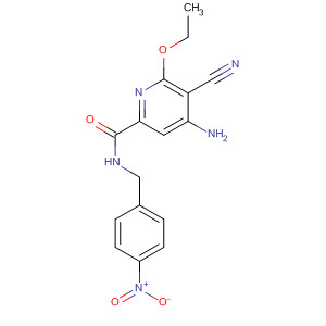 904310-56-1  2-Pyridinecarboxamide,4-amino-5-cyano-6-ethoxy-N-[(4-nitrophenyl)methyl]-