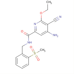 904311-88-2  2-Pyridinecarboxamide,4-amino-5-cyano-6-ethoxy-N-[[2-(methylsulfonyl)phenyl]methyl]-