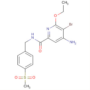 904311-95-1  2-Pyridinecarboxamide,4-amino-5-bromo-6-ethoxy-N-[[4-(methylsulfonyl)phenyl]methyl]-