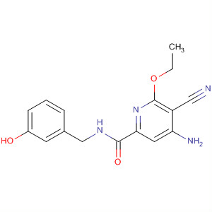 904311-96-2  2-Pyridinecarboxamide,4-amino-5-cyano-6-ethoxy-N-[(3-hydroxyphenyl)methyl]-