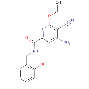 904312-14-7  2-Pyridinecarboxamide,4-amino-5-cyano-6-ethoxy-N-[(2-hydroxyphenyl)methyl]-