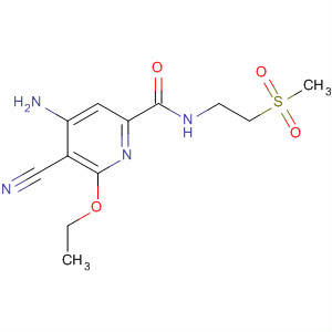 904312-49-8  2-Pyridinecarboxamide,4-amino-5-cyano-6-ethoxy-N-[2-(methylsulfonyl)ethyl]-