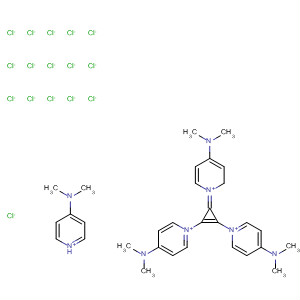 90432-32-9  Pyridinium,1,1',1'',1'''-(1-cyclopropene-1,2-diyl-3-ylidene)tetrakis[4-(dimethylamino)-, tetrachloride