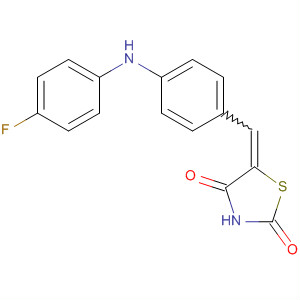 904891-75-4  2,4-Thiazolidinedione, 5-[[4-[(4-fluorophenyl)amino]phenyl]methylene]-