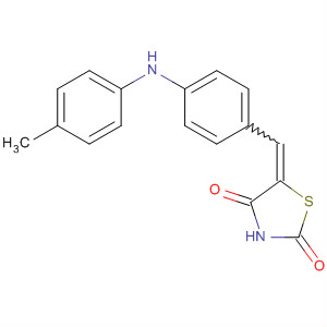904891-77-6  2,4-Thiazolidinedione, 5-[[4-[(4-methylphenyl)amino]phenyl]methylene]-