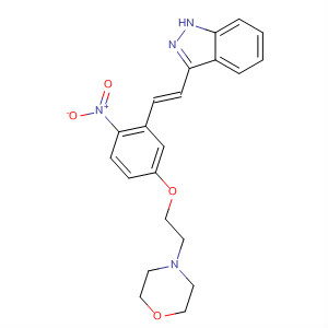 904895-37-0  1H-Indazole,3-[(1E)-2-[5-[2-(4-morpholinyl)ethoxy]-2-nitrophenyl]ethenyl]-