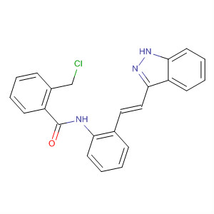904895-72-3  Benzamide,2-(chloromethyl)-N-[2-[(1E)-2-(1H-indazol-3-yl)ethenyl]phenyl]-
