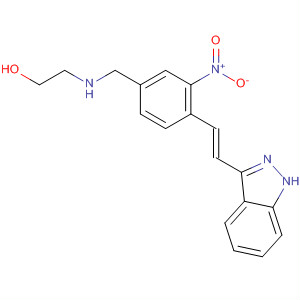 904896-26-0  Ethanol,2-[[4-[(1E)-2-(1H-indazol-3-yl)ethenyl]-3-nitrophenyl]methylamino]-
