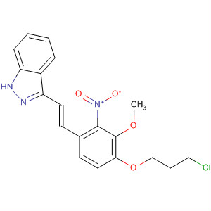 904896-71-5  1H-Indazole,3-[(1E)-2-[4-(3-chloropropoxy)-3-methoxy-2-nitrophenyl]ethenyl]-