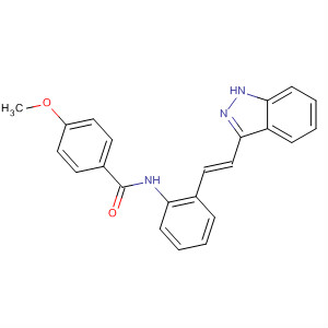 904896-82-8  Benzamide, N-[2-[(1E)-2-(1H-indazol-3-yl)ethenyl]phenyl]-4-methoxy-