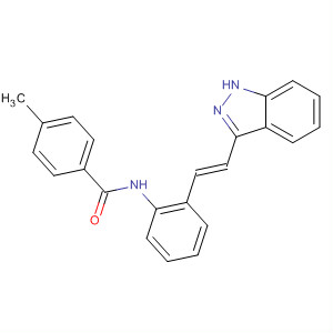 904896-83-9  Benzamide, N-[2-[(1E)-2-(1H-indazol-3-yl)ethenyl]phenyl]-4-methyl-