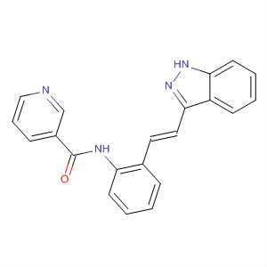 904896-84-0  3-Pyridinecarboxamide, N-[2-[(1E)-2-(1H-indazol-3-yl)ethenyl]phenyl]-