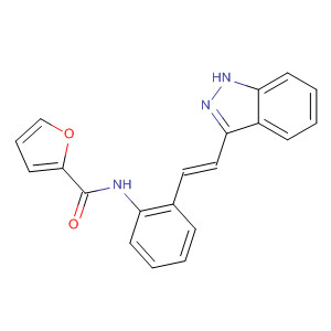 904896-89-5  2-Furancarboxamide, N-[2-[(1E)-2-(1H-indazol-3-yl)ethenyl]phenyl]-