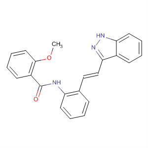 904896-98-6  Benzamide, N-[2-[(1E)-2-(1H-indazol-3-yl)ethenyl]phenyl]-2-methoxy-