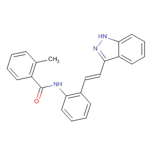 904897-08-1  Benzamide, N-[2-[(1E)-2-(1H-indazol-3-yl)ethenyl]phenyl]-2-methyl-