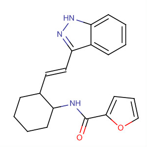 904897-10-5  2-Furancarboxamide,tetrahydro-N-[2-[(1E)-2-(1H-indazol-3-yl)ethenyl]phenyl]-