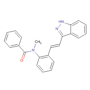 904897-16-1  Benzamide, N-[2-[(1E)-2-(1H-indazol-3-yl)ethenyl]phenyl]-N-methyl-