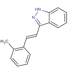 904898-25-5  1H-Indazole, 3-[(1E)-2-(2-methylphenyl)ethenyl]-