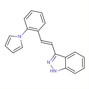 904898-39-1  1H-Indazole, 3-[(1E)-2-[2-(1H-pyrrol-1-yl)phenyl]ethenyl]-
