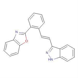 904898-60-8  Benzoxazole, 2-[2-[(1E)-2-(1H-indazol-3-yl)ethenyl]phenyl]-
