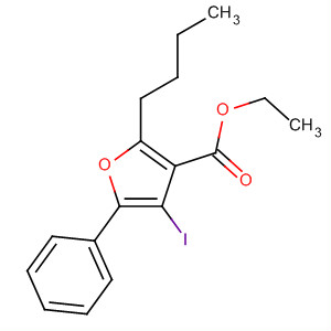 904928-73-0  3-Furancarboxylic acid, 2-butyl-4-iodo-5-phenyl-, ethyl ester