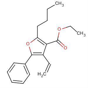 904928-84-3  3-Furancarboxylic acid, 2-butyl-4-ethenyl-5-phenyl-, ethyl ester