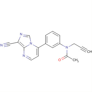 905311-53-7  Acetamide,N-[3-(8-cyanoimidazo[1,5-a]pyrimidin-4-yl)phenyl]-N-2-propynyl-