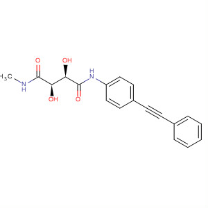 905445-57-0  Butanediamide, 2,3-dihydroxy-N-methyl-N'-[4-(phenylethynyl)phenyl]-,(2R,3R)-