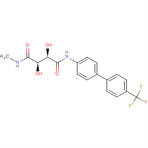 905445-60-5  Butanediamide,2,3-dihydroxy-N-methyl-N'-[4'-(trifluoromethyl)[1,1'-biphenyl]-4-yl]-,(2R,3R)-