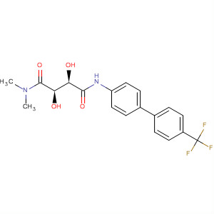 905445-78-5  Butanediamide,2,3-dihydroxy-N,N-dimethyl-N'-[4'-(trifluoromethyl)[1,1'-biphenyl]-4-yl]-,(2R,3R)-