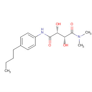 905445-80-9  Butanediamide, N'-(4-butylphenyl)-2,3-dihydroxy-N,N-dimethyl-,(2R,3R)-