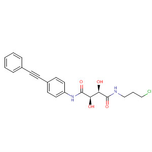 905445-92-3  Butanediamide,N-(3-chloropropyl)-2,3-dihydroxy-N'-[4-(phenylethynyl)phenyl]-, (2R,3R)-