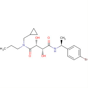 905446-71-1  Butanediamide,N'-[(1S)-1-(4-bromophenyl)ethyl]-N-(cyclopropylmethyl)-2,3-dihydroxy-N-propyl-, (2R,3R)-