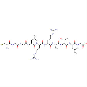 905597-99-1  Glycine,L-cysteinylglycylglycyl-L-leucyl-L-arginyl-L-arginyl-L-alanyl-L-threonyl-L-leucyl-