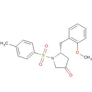 905859-15-6  3-Pyrrolidinone,5-[(2-methoxyphenyl)methyl]-1-[(4-methylphenyl)sulfonyl]-, (5R)-