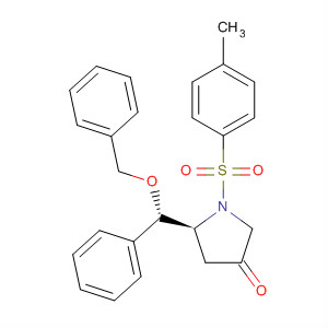 905859-19-0  3-Pyrrolidinone,1-[(4-methylphenyl)sulfonyl]-5-[(S)-phenyl(phenylmethoxy)methyl]-, (5S)-