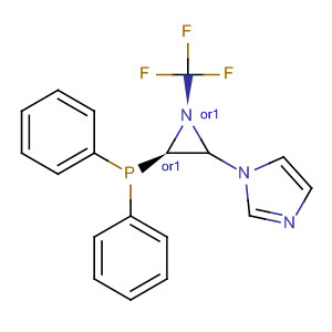 905918-55-0  1H-Imidazole,1-[(2R,3R)-3-(diphenylphosphinyl)-2-(trifluoromethyl)-2-aziridinyl]-, rel-