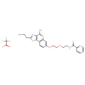 905922-85-2  2-Pyridinecarboxamide,N-[2-[2-[(4-amino-2-propylthiazolo[4,5-c]quinolin-7-yl)oxy]ethoxy]ethyl]-,mono(trifluoroacetate)