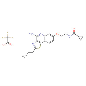 905924-74-5  Cyclopropanecarboxamide,N-[2-[(4-amino-2-propylthiazolo[4,5-c]quinolin-7-yl)oxy]ethyl]-,mono(trifluoroacetate)