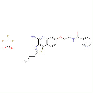 905924-84-7  3-Pyridinecarboxamide,N-[2-[(4-amino-2-propylthiazolo[4,5-c]quinolin-7-yl)oxy]ethyl]-,mono(trifluoroacetate)