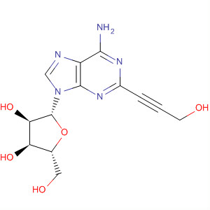 90596-71-7  Adenosine, 2-(3-hydroxy-1-propynyl)-