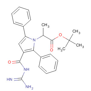 905966-66-7  1H-Pyrrole-1-propanoic acid,b-[[(aminoiminomethyl)amino]carbonyl]-2,5-diphenyl-, 1,1-dimethylethylester