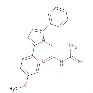 905966-77-0  1H-Pyrrole-1-acetamide,N-(aminoiminomethyl)-2-(4-methoxyphenyl)-5-phenyl-