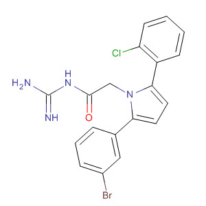 905966-85-0  1H-Pyrrole-1-acetamide,N-(aminoiminomethyl)-2-(3-bromophenyl)-5-(2-chlorophenyl)-
