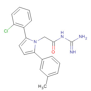 905966-86-1  1H-Pyrrole-1-acetamide,N-(aminoiminomethyl)-2-(2-chlorophenyl)-5-(3-methylphenyl)-