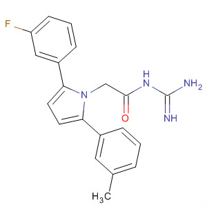 905967-02-4  1H-Pyrrole-1-acetamide,N-(aminoiminomethyl)-2-(3-fluorophenyl)-5-(3-methylphenyl)-