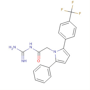 905967-72-8  1H-Pyrrole-1-acetamide,N-(aminoiminomethyl)-2-phenyl-5-[4-(trifluoromethyl)phenyl]-