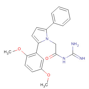 905967-86-4  1H-Pyrrole-1-acetamide,N-(aminoiminomethyl)-2-(2,5-dimethoxyphenyl)-5-phenyl-